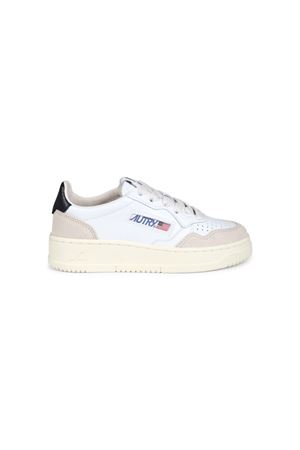 sneakers in pelle bianco AUTRY KIDS | A300KULKFS01WHTBLK